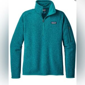 Patagonia Women's Better Sweater 1/4 Zip Fleece Pullover Teal
